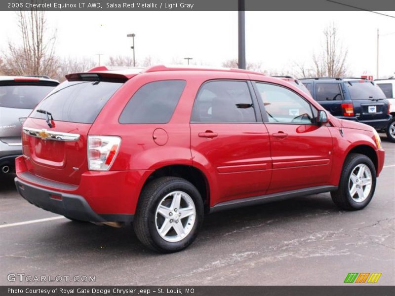 Salsa Red Metallic / Light Gray 2006 Chevrolet Equinox LT AWD