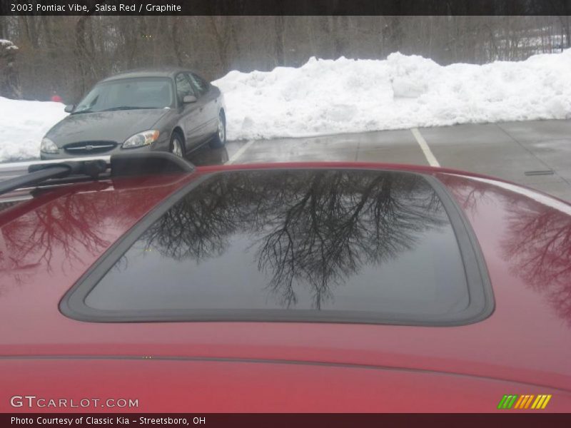 Salsa Red / Graphite 2003 Pontiac Vibe