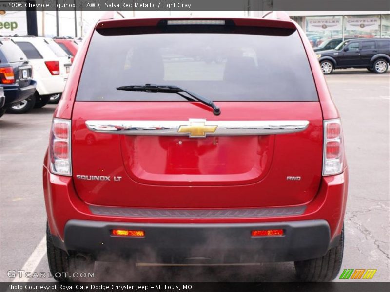 Salsa Red Metallic / Light Gray 2006 Chevrolet Equinox LT AWD