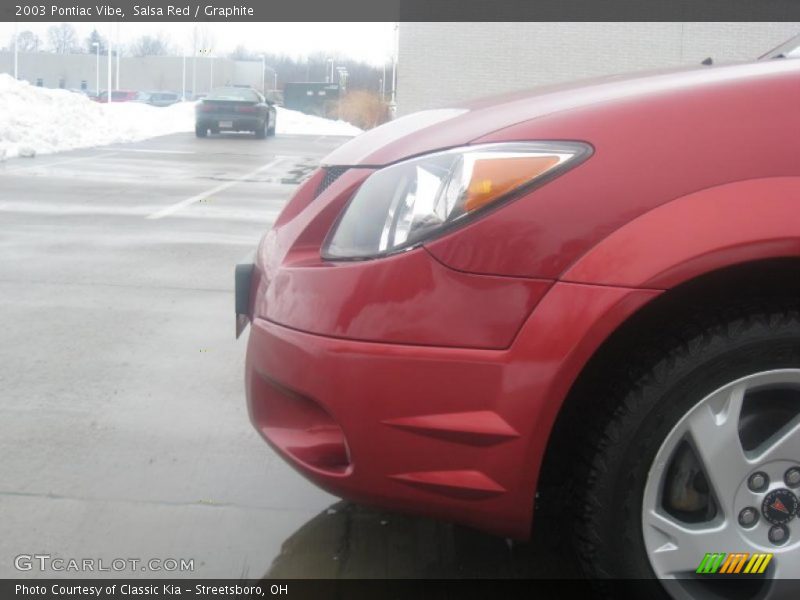 Salsa Red / Graphite 2003 Pontiac Vibe