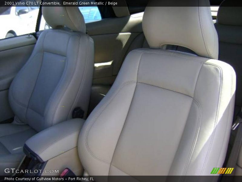 Emerald Green Metallic / Beige 2001 Volvo C70 LT Convertible