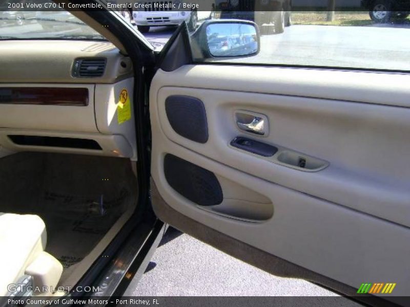 Emerald Green Metallic / Beige 2001 Volvo C70 LT Convertible