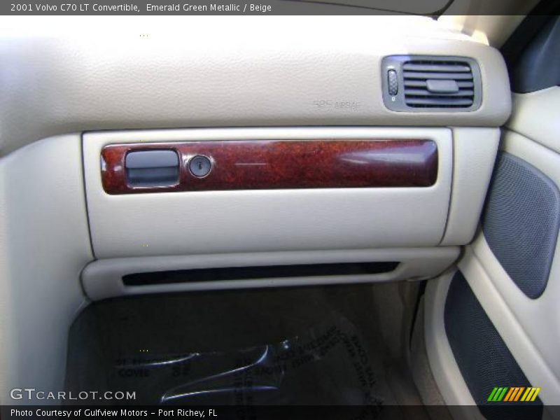 Emerald Green Metallic / Beige 2001 Volvo C70 LT Convertible