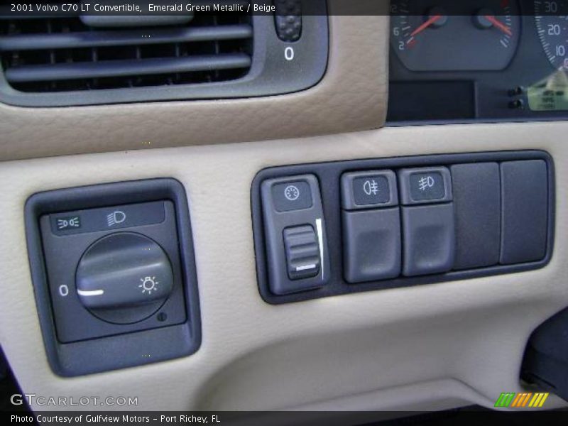 Emerald Green Metallic / Beige 2001 Volvo C70 LT Convertible
