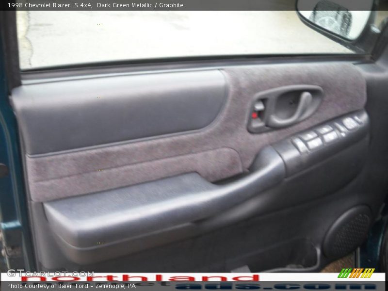 Dark Green Metallic / Graphite 1998 Chevrolet Blazer LS 4x4