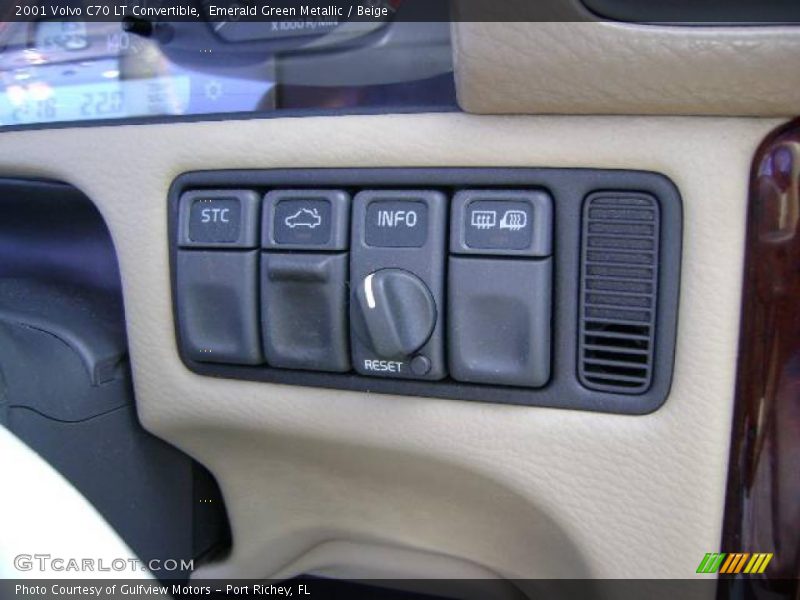Emerald Green Metallic / Beige 2001 Volvo C70 LT Convertible