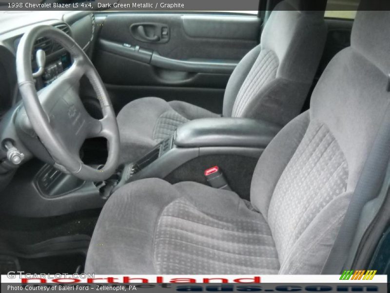 Dark Green Metallic / Graphite 1998 Chevrolet Blazer LS 4x4