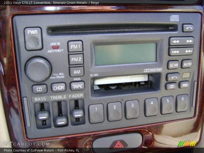 Emerald Green Metallic / Beige 2001 Volvo C70 LT Convertible