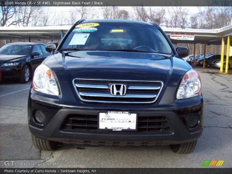 Nighthawk Black Pearl / Black 2006 Honda CR-V SE 4WD