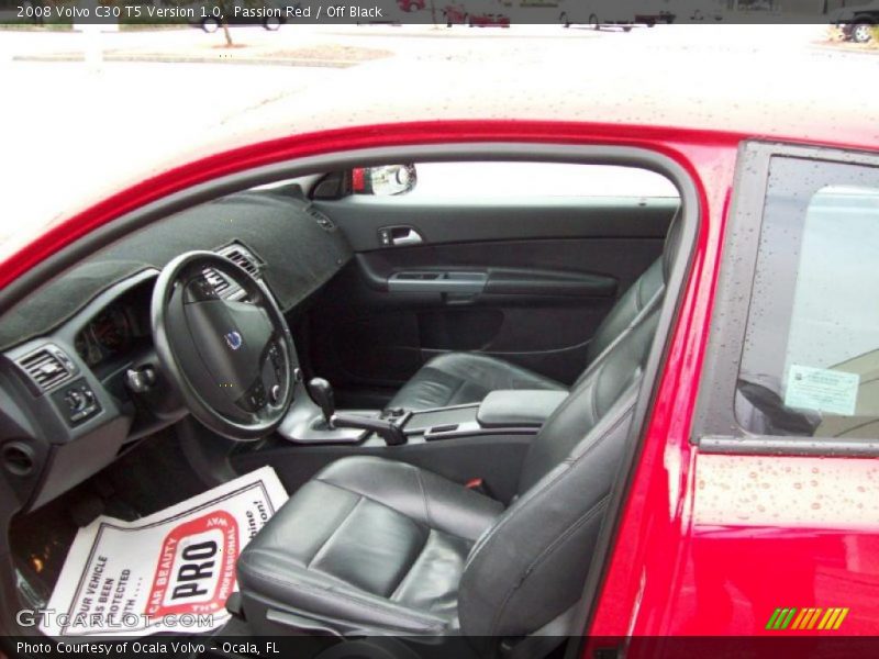Passion Red / Off Black 2008 Volvo C30 T5 Version 1.0