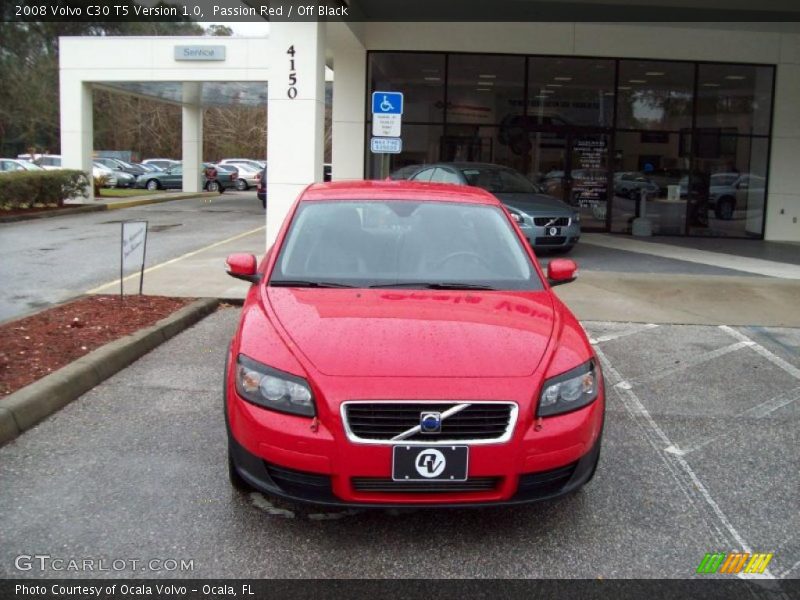 Passion Red / Off Black 2008 Volvo C30 T5 Version 1.0