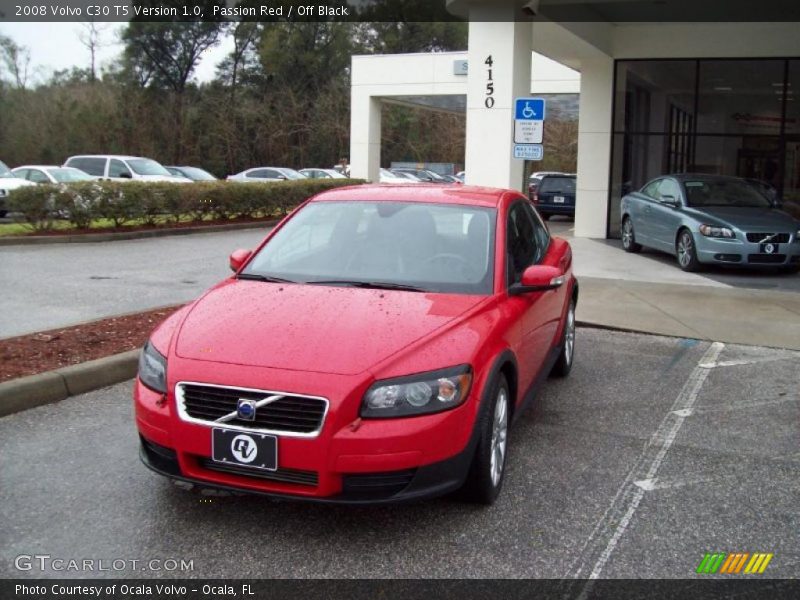 Passion Red / Off Black 2008 Volvo C30 T5 Version 1.0