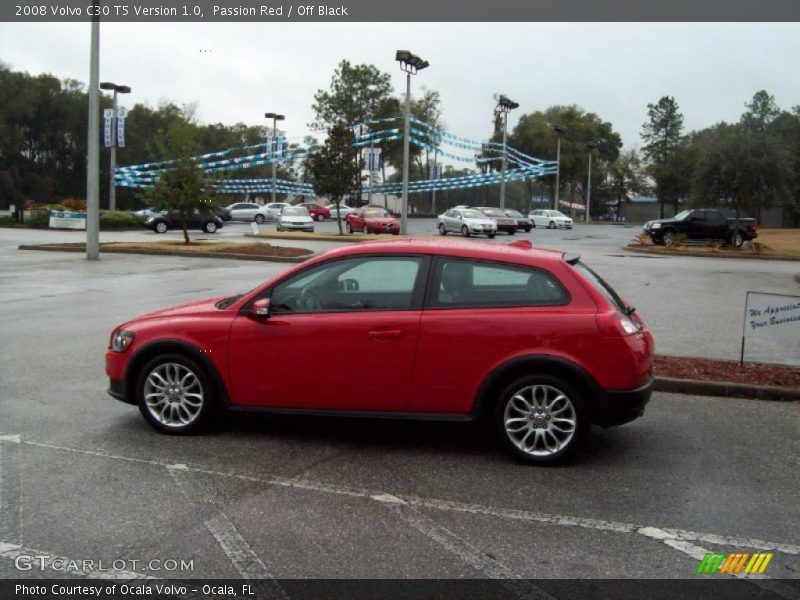 Passion Red / Off Black 2008 Volvo C30 T5 Version 1.0