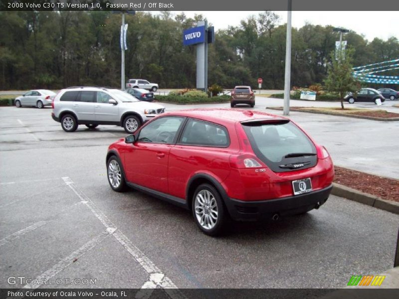 Passion Red / Off Black 2008 Volvo C30 T5 Version 1.0