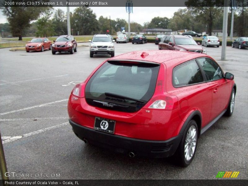 Passion Red / Off Black 2008 Volvo C30 T5 Version 1.0