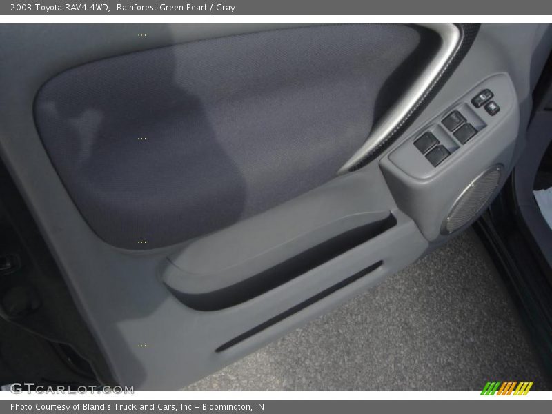 Rainforest Green Pearl / Gray 2003 Toyota RAV4 4WD