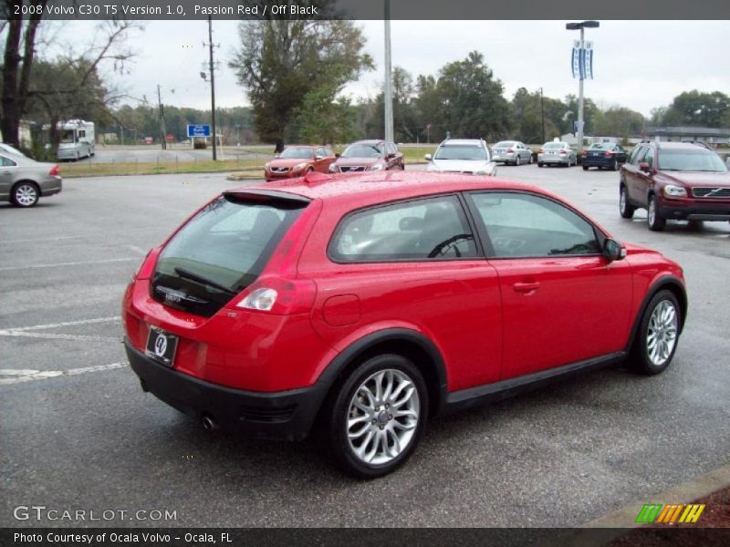 Passion Red / Off Black 2008 Volvo C30 T5 Version 1.0