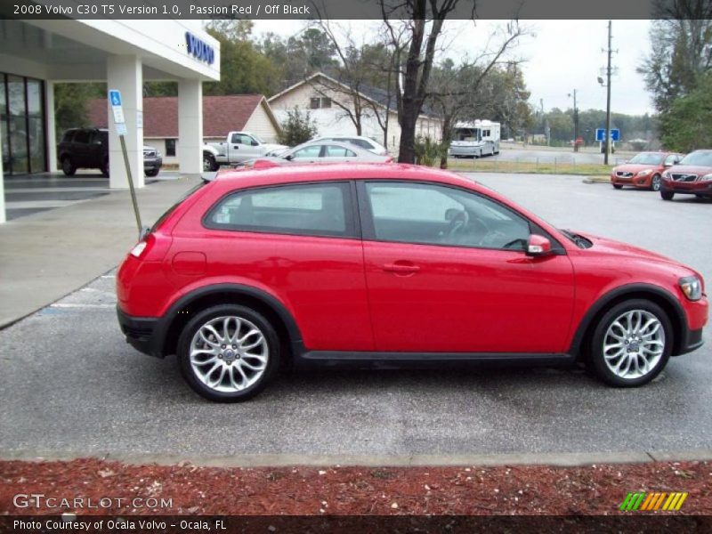 Passion Red / Off Black 2008 Volvo C30 T5 Version 1.0