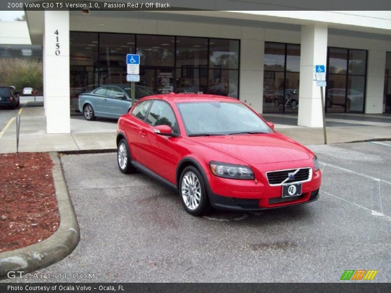 Passion Red / Off Black 2008 Volvo C30 T5 Version 1.0