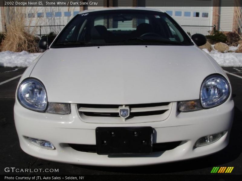 Stone White / Dark Slate Gray 2002 Dodge Neon ES