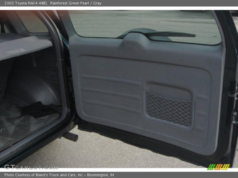 Rainforest Green Pearl / Gray 2003 Toyota RAV4 4WD