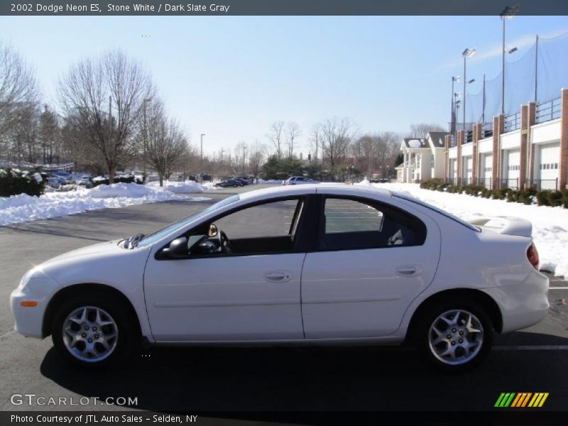 Stone White / Dark Slate Gray 2002 Dodge Neon ES
