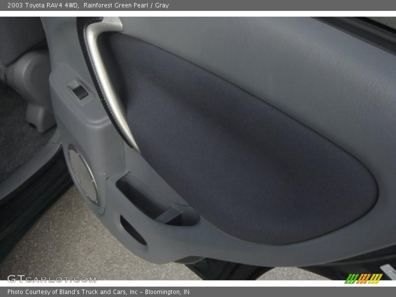 Rainforest Green Pearl / Gray 2003 Toyota RAV4 4WD