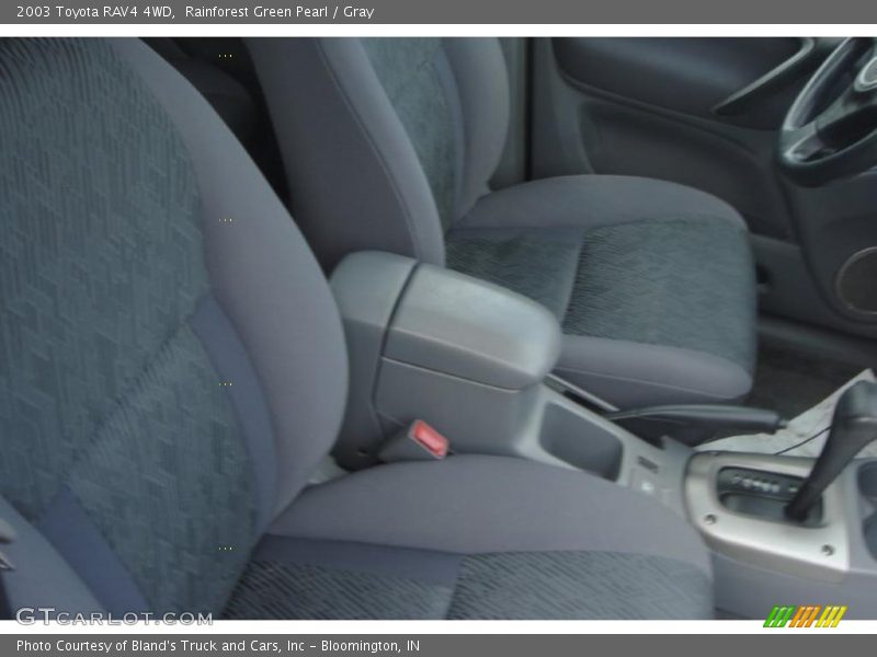 Rainforest Green Pearl / Gray 2003 Toyota RAV4 4WD