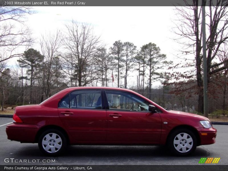 Rio Red Pearl / Gray 2003 Mitsubishi Lancer ES