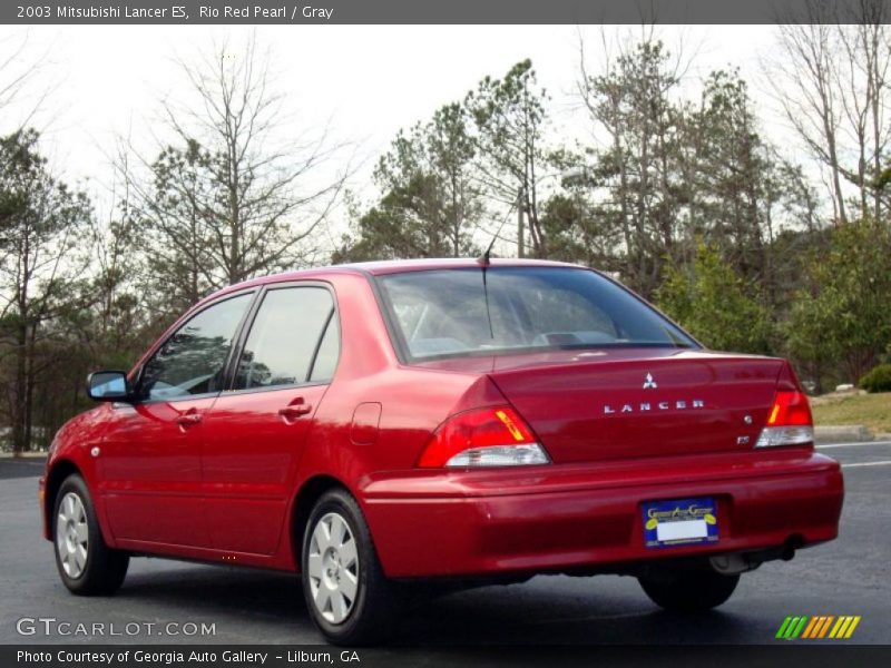 Rio Red Pearl / Gray 2003 Mitsubishi Lancer ES