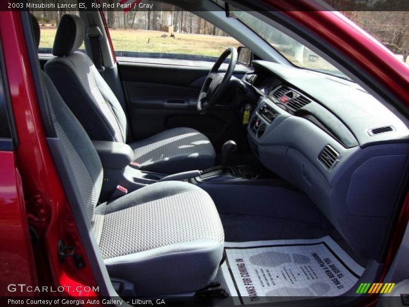Rio Red Pearl / Gray 2003 Mitsubishi Lancer ES