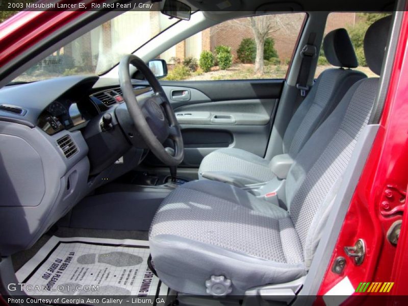 Rio Red Pearl / Gray 2003 Mitsubishi Lancer ES