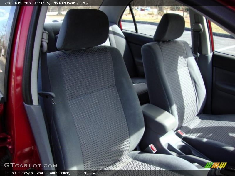 Rio Red Pearl / Gray 2003 Mitsubishi Lancer ES
