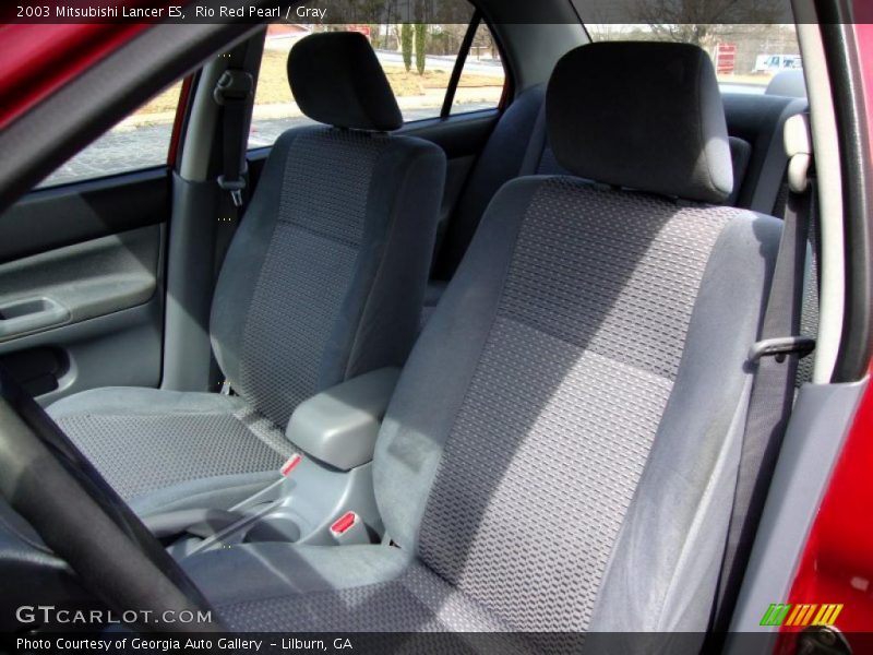 Rio Red Pearl / Gray 2003 Mitsubishi Lancer ES