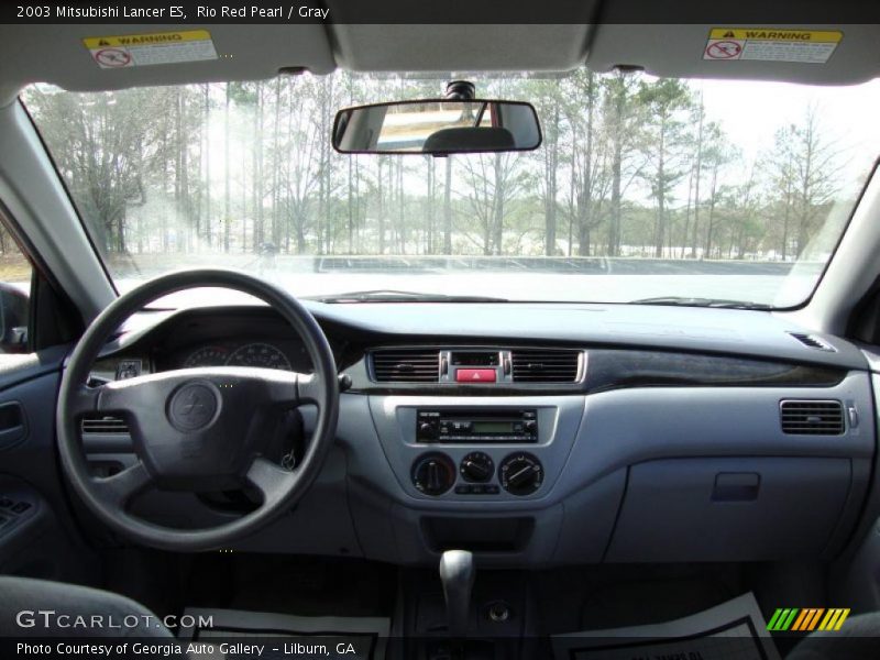 Rio Red Pearl / Gray 2003 Mitsubishi Lancer ES