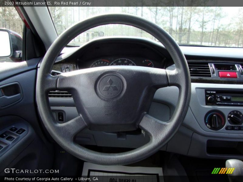 Rio Red Pearl / Gray 2003 Mitsubishi Lancer ES