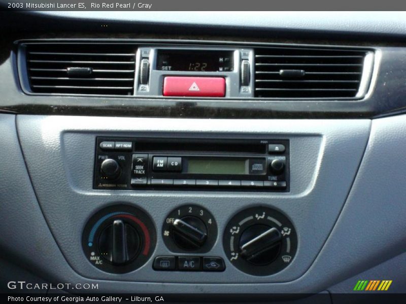 Rio Red Pearl / Gray 2003 Mitsubishi Lancer ES