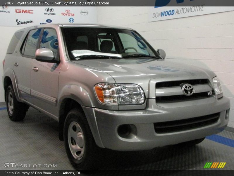 Silver Sky Metallic / Light Charcoal 2007 Toyota Sequoia SR5