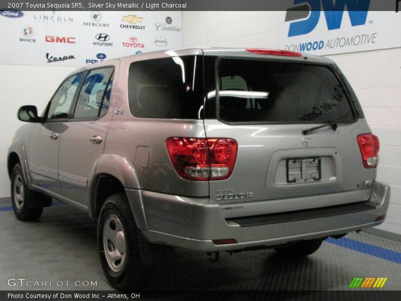 Silver Sky Metallic / Light Charcoal 2007 Toyota Sequoia SR5