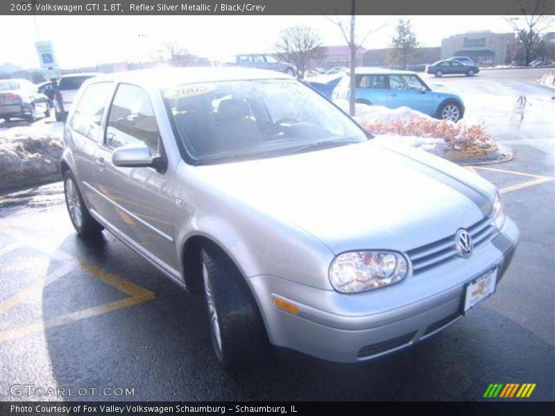 Reflex Silver Metallic / Black/Grey 2005 Volkswagen GTI 1.8T
