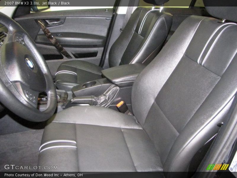 Jet Black / Black 2007 BMW X3 3.0si