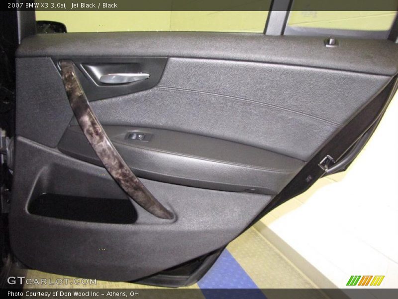 Jet Black / Black 2007 BMW X3 3.0si