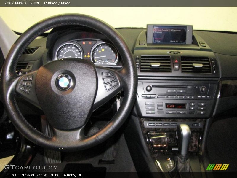 Jet Black / Black 2007 BMW X3 3.0si