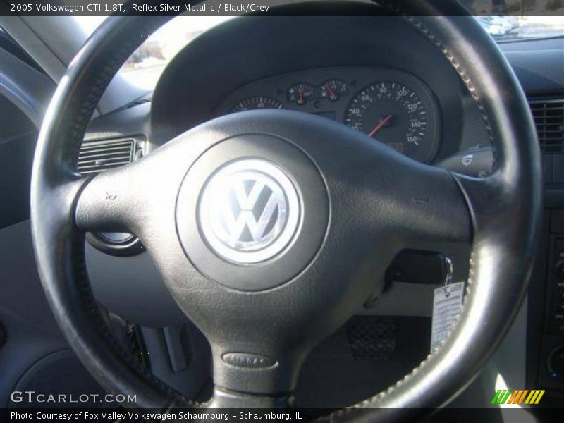 Reflex Silver Metallic / Black/Grey 2005 Volkswagen GTI 1.8T