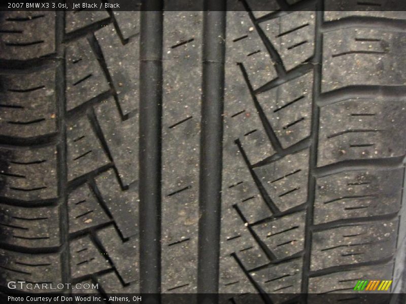 Jet Black / Black 2007 BMW X3 3.0si