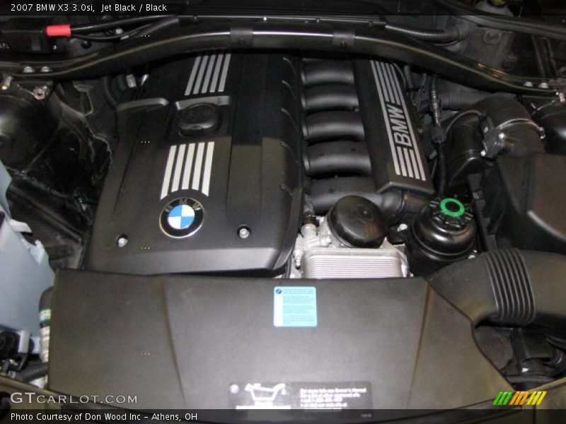 Jet Black / Black 2007 BMW X3 3.0si