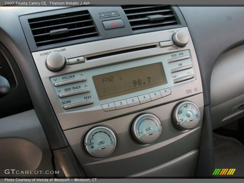 Titanium Metallic / Ash 2007 Toyota Camry CE