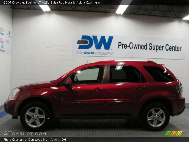Salsa Red Metallic / Light Cashmere 2006 Chevrolet Equinox LT AWD