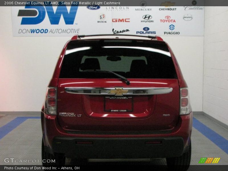 Salsa Red Metallic / Light Cashmere 2006 Chevrolet Equinox LT AWD