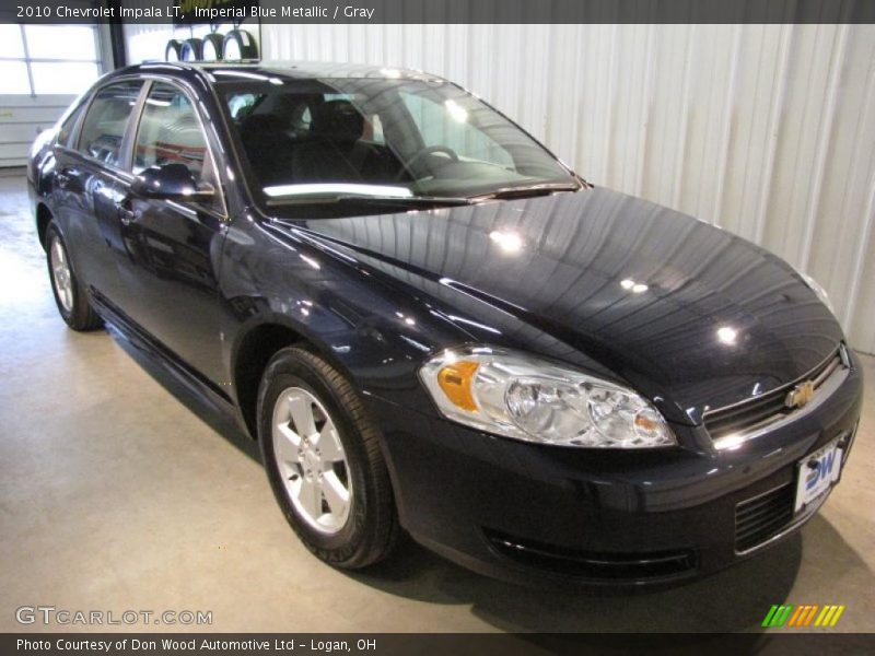 Imperial Blue Metallic / Gray 2010 Chevrolet Impala LT